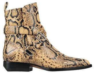 chloe snakeskin booties