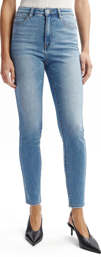 Bardot Khloe High Waist Crop Skinny Jeans
