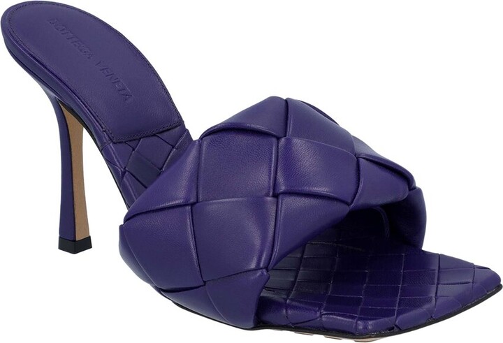 Bottega Veneta Women's Lambskin Leather Lido Mule (Authentic Pre-Loved)