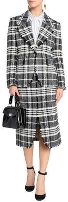 Thom Browne Frayed Cotton-Blend Tweed Blazer