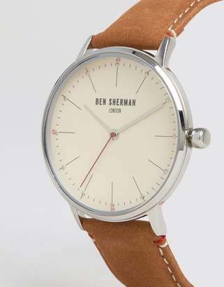 Ben Sherman Tan Leather Watch