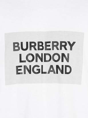 Burberry Printed Logo Cotton Jersey T-shirt