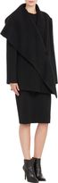 Thumbnail for your product : Lanvin Double-Breasted Melton Coat-Black