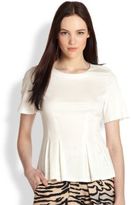 Thumbnail for your product : Rebecca Taylor Mercerized Cotton Jersey Top