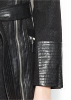 Thumbnail for your product : Via Spiga Faux-Leather & Faux-Fur Kate Trench Coat