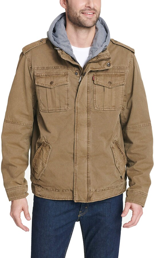 khaki combat jacket