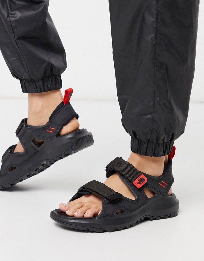 The North Face Hedgehog sandals in black - ShopStyle