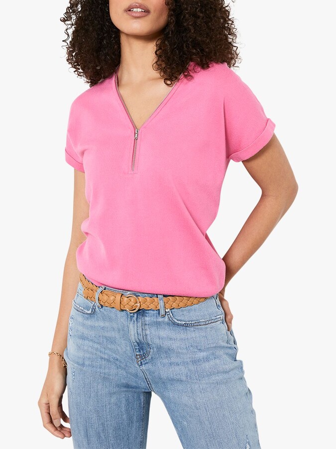 mint velvet pink blouse