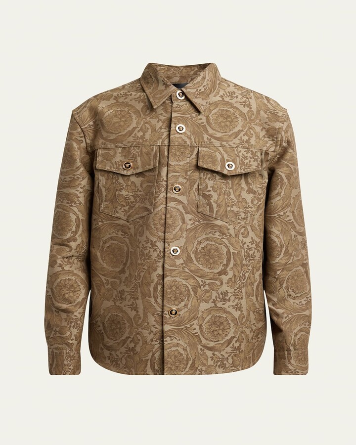 Men's Barocco Jacquard Overshirt