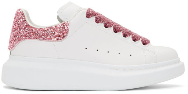 adidas pink glitter sneakers
