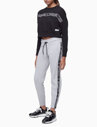 Calvin Klein Performance Logo Tape Drawstring Joggers - ShopStyle  Activewear Pants