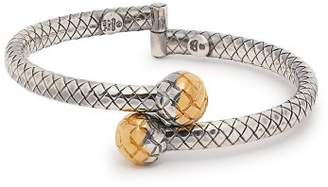 Bottega Veneta Dichotomy Intrecciato Bracelet - Womens - Gold