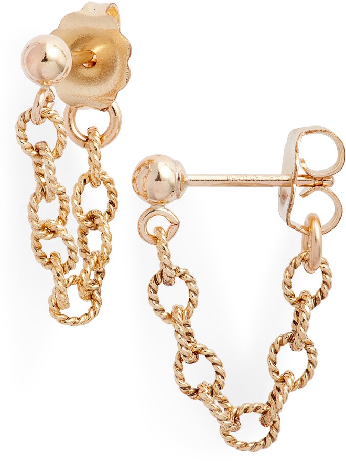 Stone Chain Earring | Shop the world's largest collection of 