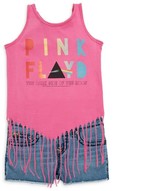 Thumbnail for your product : Rowdy Sprout Baby's, Little Girl's & Girl's Pink Floyd Fringe Tank