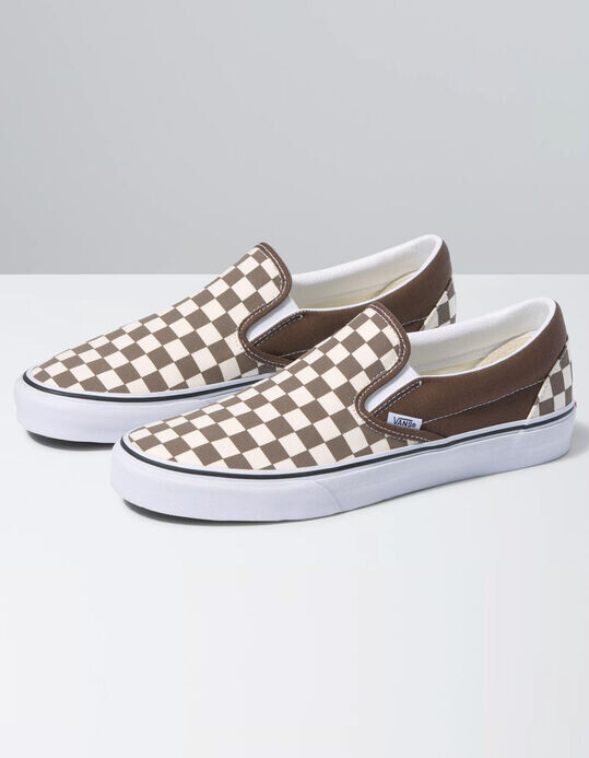 checkered loafers