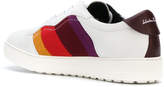 Thumbnail for your product : Ferragamo stripe detail sneakers