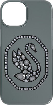 Swarovski Smartphone case, Swan, iPhone® 14, Black