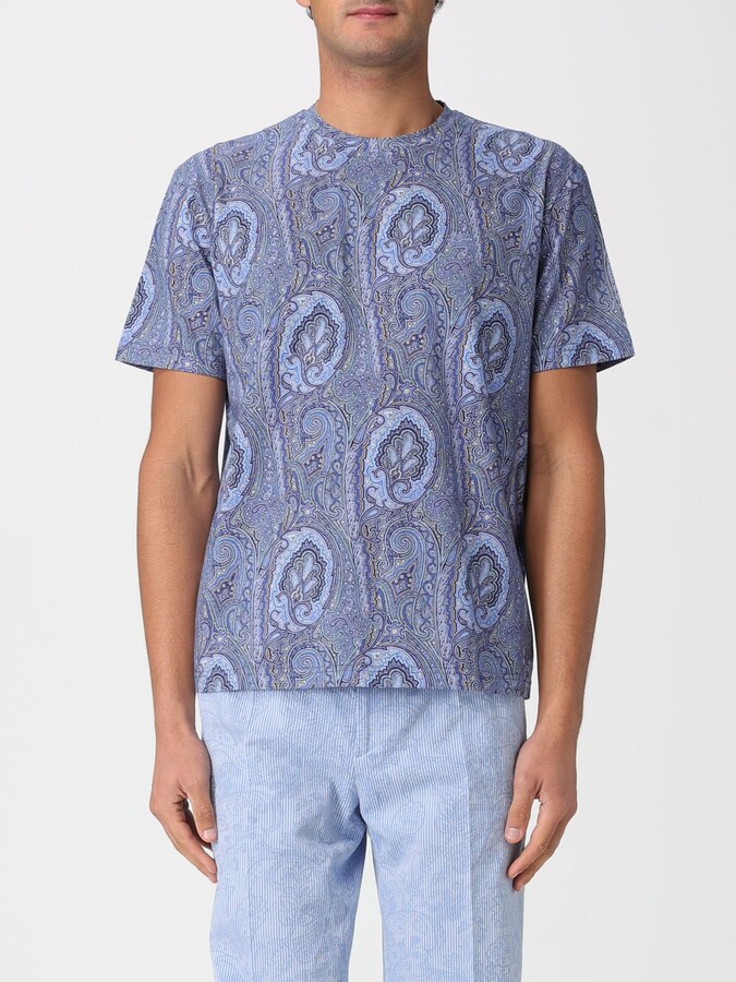 Etro T-Shirt Men color Blue