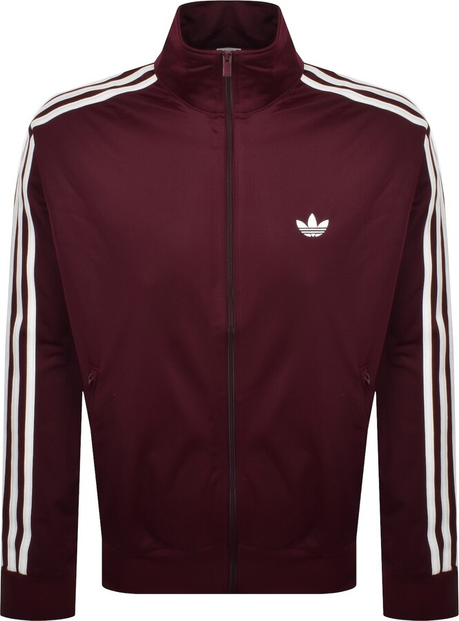 adidas Firebird Track Top Maroon