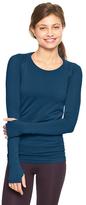 Thumbnail for your product : Gap GapFit Motion perforated long-sleeve T