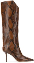 Thumbnail for your product : Jimmy Choo Brelan 85 snakeskin effect boots