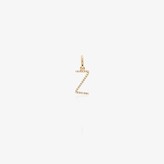 Thumbnail for your product : Rosa de la Cruz 18K Yellow Gold Z Diamond Charm