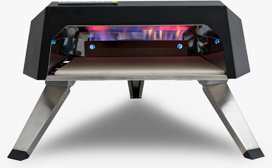 Permasteel 12-Inch Countertop Gas Pizza Oven with Carrying Bag Cover