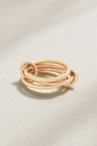 Thumbnail for your product : Spinelli Kilcollin Solarium Set Of Three 18-karat Yellow And Rose Gold Rings - 5