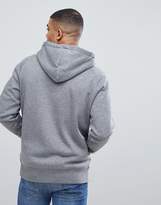 Thumbnail for your product : HUGO Reverse Logo Hooded Sweat In Gray Marl