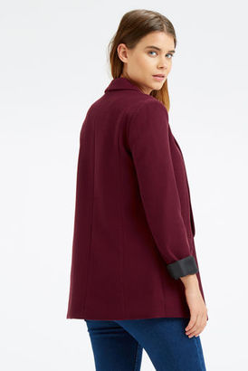 Oasis TEXTURED JACKET [span class="variation_color_heading"]- Red[/span]