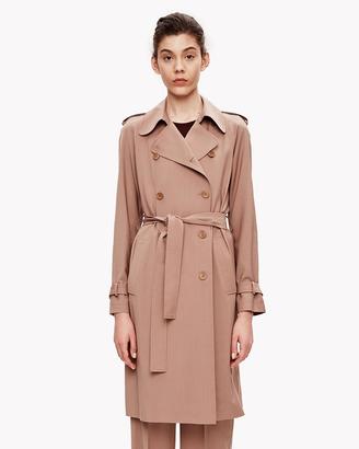 Theory Light Wool Trench Coat