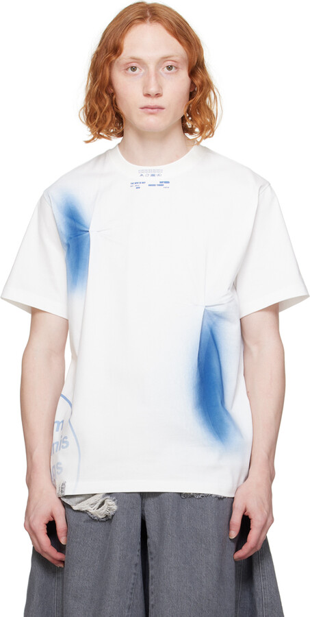 【ADER ERROR】 Twin face t-shirt 02 ADER error White & Black Twin Face 02 T-Shirt ADER error