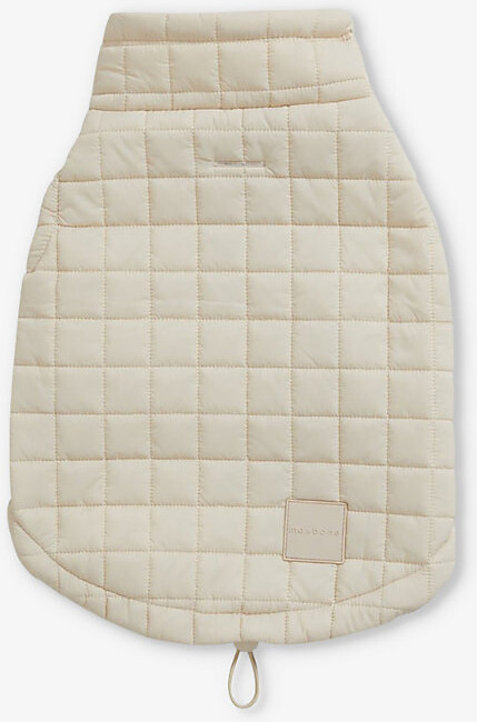 max-bone Sand Easy Fit Small Quilted Woven Dog Jacket M