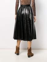 Thumbnail for your product : MSGM mid-length pleated skirt