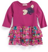 Thumbnail for your product : Mimi & Maggie 'Dots & Flowers' Dress (Baby Girls)