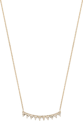 Ef Collection Multi Triangle Crescent Necklace