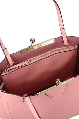 Marc Jacobs Tote In Rose-pink Leather
