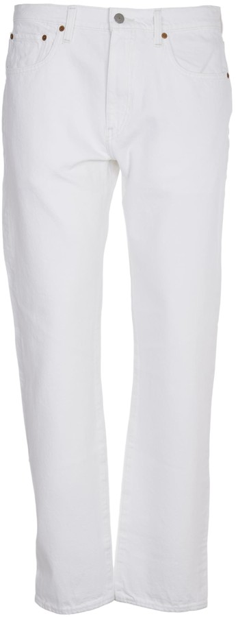 all white levi jeans mens