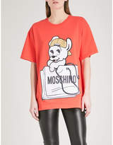 Moschino Pudgy print cotton-jersey T- 