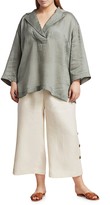 Thumbnail for your product : Lafayette 148 New York, Plus Size Downing Side Button Pants