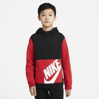 boys red nike sweatshirt
