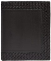 Thumbnail for your product : Bottega Veneta Intrecciato Leather Notebook - Black