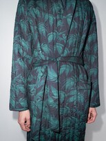 Thumbnail for your product : Desmond & Dempsey Byron tropical-print robe