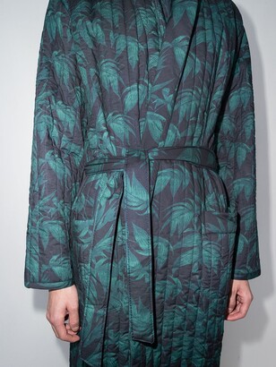 Desmond & Dempsey Byron tropical-print robe