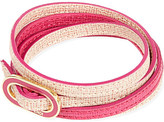 Thumbnail for your product : Fendi Double-wrap thin bracelet