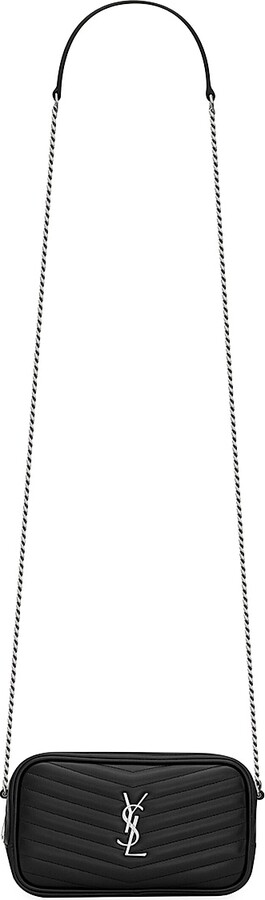Saint Laurent Women's Mini Lou Bag In Quilted Leather - Black