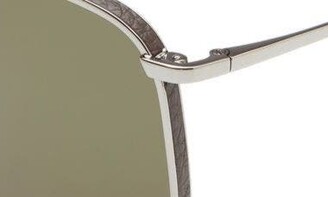 Ferragamo 59mm Rectangular Navigator Sunglasses