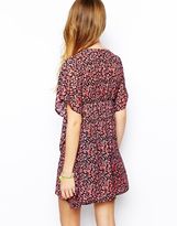 Thumbnail for your product : South Beach Short Open Caftan With Animal & Neon Print