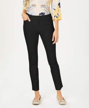 charter club slim leg ankle pants