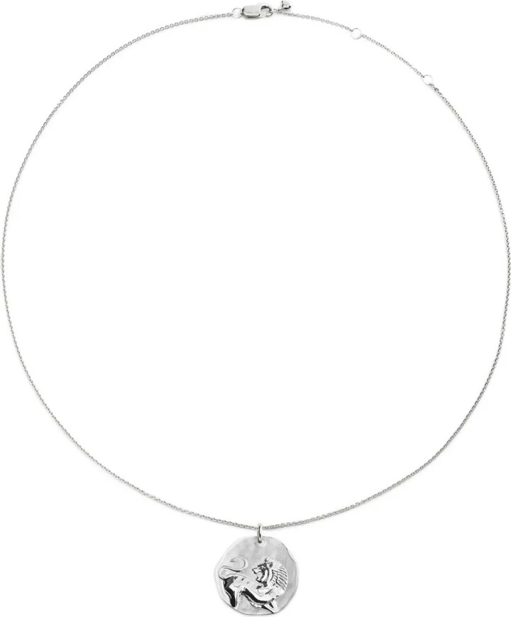 Monica Vinader Leo Zodiac pendant necklace